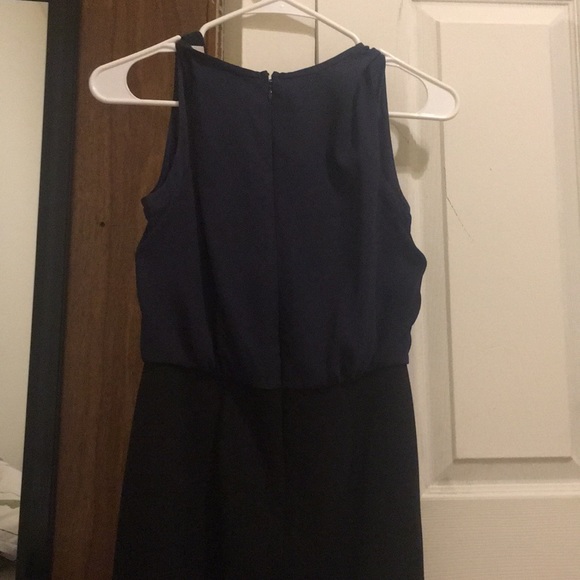 Loft Navy/Black Dress Size 0 - Picture 3 of 5